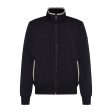 Bugatti Men s Black Sweatshirt With Band Collar Online Hot Sale