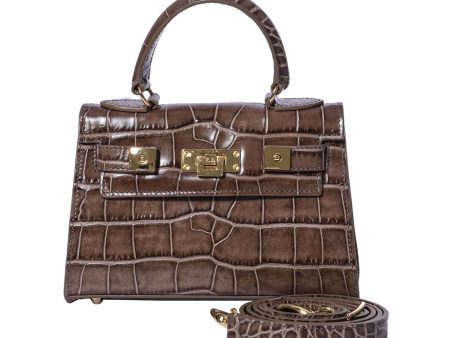 Lalage Maya Small Top Handle Handbag With Optional Crossbody Strap Cheap