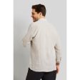 Bugatti Men s Leisure Shirt in a Linen-cotton Blend Online Hot Sale