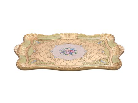 Sezzatini Medium Carved Rectangular, Size: Tray 34x48 Cm Online