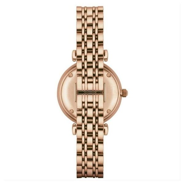 Emporio Armani Women s Two-Hand Rose Gold-Tone Stainless Steel Watch For Discount