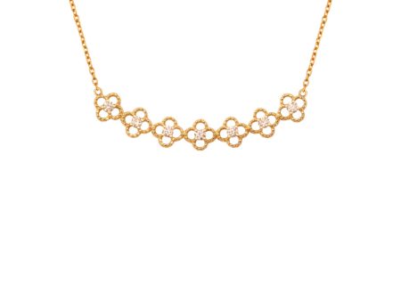 Michella 18 Ct  Gold Diamond  Necklace Basic Online now