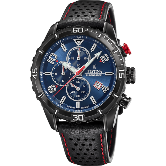 Festina Men s Chrono Blue Dial Sport watch Online Hot Sale