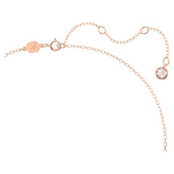 Swarovski Ortyx Y NecklaceTriangle cut White Rose Gold-tone plated  38cm x 43 CM Online