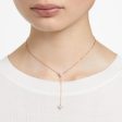 Swarovski Ortyx Y NecklaceTriangle cut White Rose Gold-tone plated  38cm x 43 CM Online