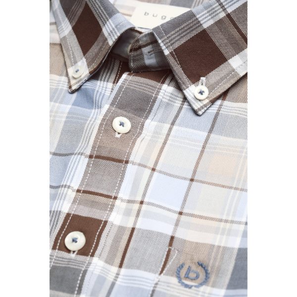 Bugatti Men s Brown Casual Shirt For Discount