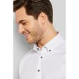 Bugatti Men s Long-sleeved Shirt  With Button-down Collar Discount