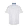 Bugatti Men s Short-sleeved Shirt With an All-over Print Sale