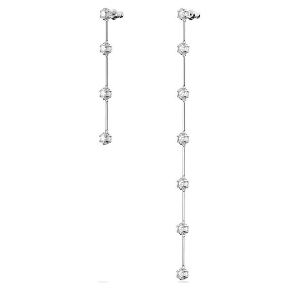 Swarovski Constella Drop Earrings Asymmetric design White Rhodium plated  ONE SIZE on Sale