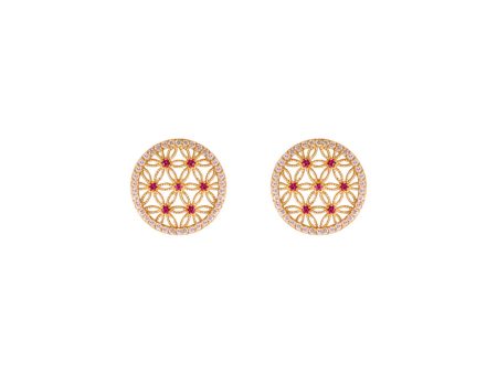 Michella 18 Ct Gold Diamond Earring Basic Supply