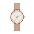 Michael Kors Women s Pyper Analog White Dial Watch Cheap