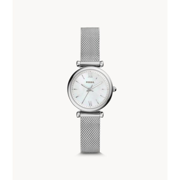 Fossil Carlie women s Three-Hand Stainless Steel Watch Supply