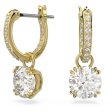 Swarovski Constella Drop Earrings Round cut White Gold-tone plated  ONE SIZE Discount