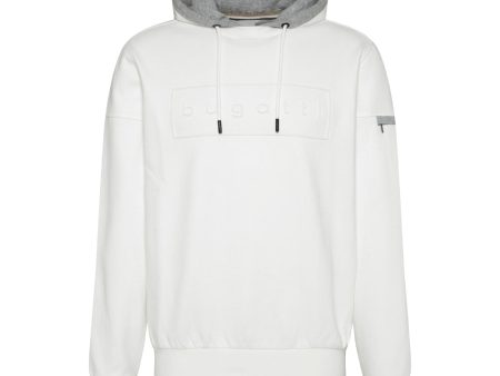 Bugatti Men s Ecru Sweatshirt With Hood on Sale