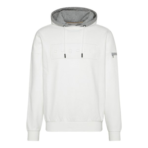 Bugatti Men s Ecru Sweatshirt With Hood on Sale