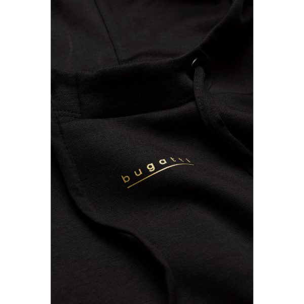 Bugatti Men s Hooded Sweatshirt  With Small Logo Print in Gold For Discount