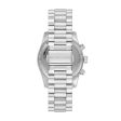 Michael Kors Women s Lexington Silver-Tone Watch For Discount