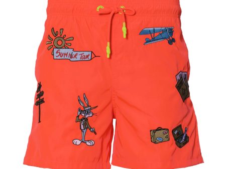 Bain De Mer Men s Coral Swimshort Hot on Sale