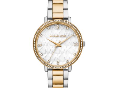 Michael Kors Women s Pyper Three-Hand Stainless Steel Watch Discount