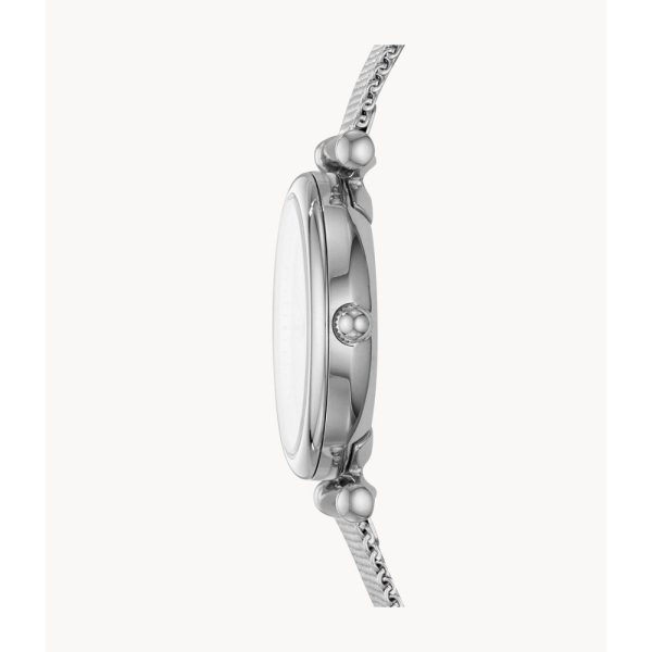 Fossil Carlie women s Three-Hand Stainless Steel Watch Supply