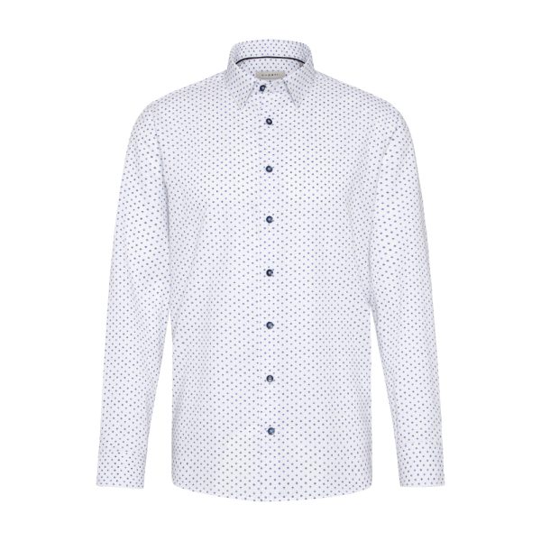 Bugatti Men s Long-sleeved Shirt With a Fine Pattern Fashion