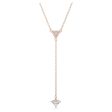 Swarovski Ortyx Y NecklaceTriangle cut White Rose Gold-tone plated  38cm x 43 CM Online