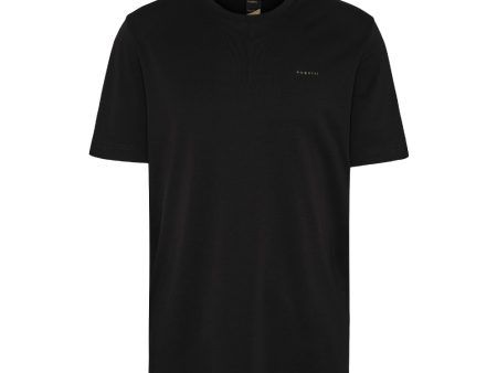 Bugatti Men s Black T-shirt Made from Pure Cotton Online Sale