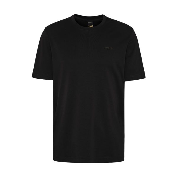 Bugatti Men s Black T-shirt Made from Pure Cotton Online Sale