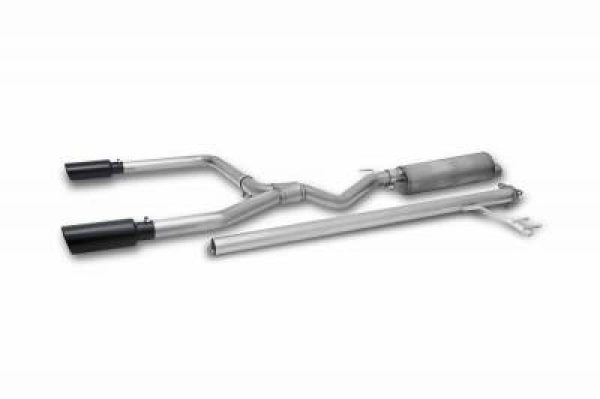 Gibson 17-20 Honda Ridgeline 3.5L Black Elite Dual Split Cat-Back Exhaust - Stainless For Discount