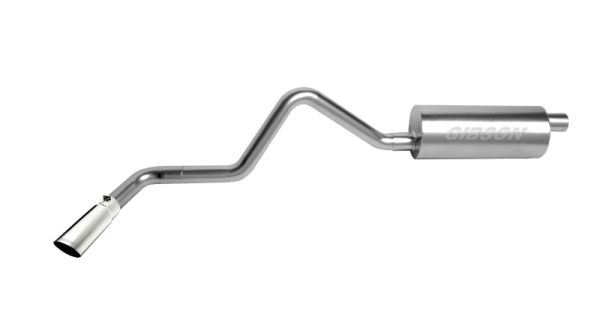 Gibson 96-97 Chevrolet C1500 Base 5.7L 3in Cat-Back Single Exhaust - Stainless Supply