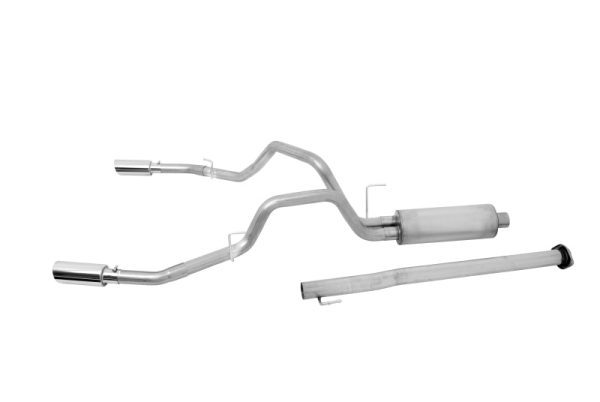 Gibson 15-19 Ford F-150 King Ranch 5.0L 3in 2.5in Cat-Back Dual Split Exhaust - Stainless Sale