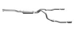 Gibson 15-18 Chevrolet Silverado 1500 LS 5.3L 3in 2.25in Cat-Back Dual Split Exhaust - Aluminized Cheap