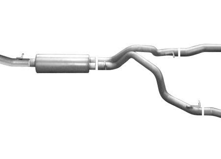 Gibson 15-18 Chevrolet Silverado 1500 LS 5.3L 3in 2.25in Cat-Back Dual Split Exhaust - Aluminized Cheap