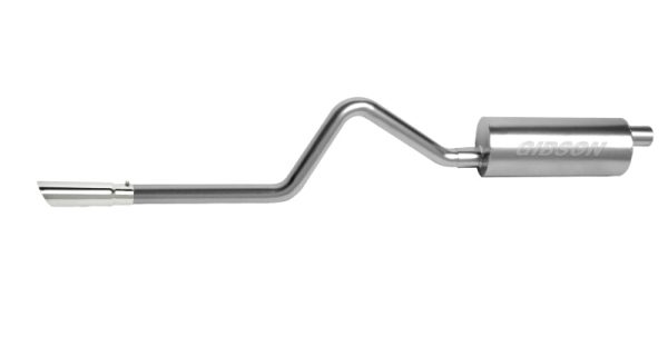 Gibson 96-99 Chevrolet S10 Blazer LS 4.3L 2.5in Cat-Back Single Exhaust - Stainless Online Hot Sale