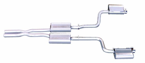 Gibson 08-10 Dodge Challenger SRT8 6.1L 2.5in Cat-Back Dual Exhaust - Stainless Supply