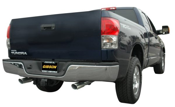 Gibson 10-19 Toyota Tundra SR5 4.6L 2.5in Cat-Back Dual Split Exhaust - Aluminized on Sale