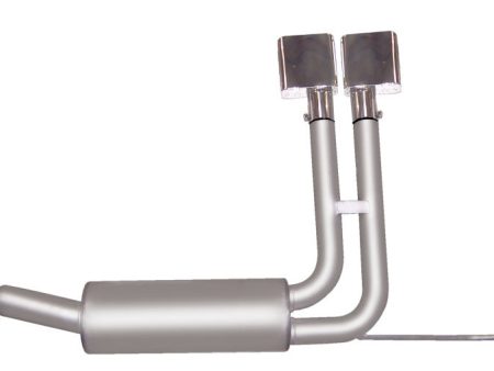 Gibson 05-08 Ford F-150 FX4 5.4L 2.5in Cat-Back Super Truck Exhaust - Stainless Hot on Sale