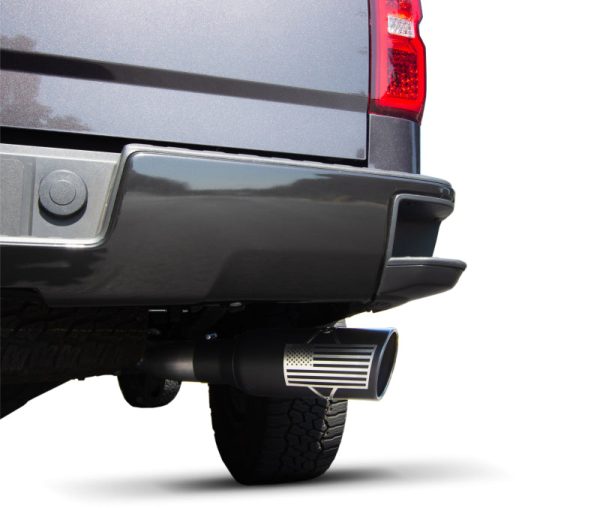 Gibson 10-18 GMC Sierra 1500 SLE 5.3L 3.5in 4in Patriot Series Cat-Back Single Exhaust - Stainless Online now