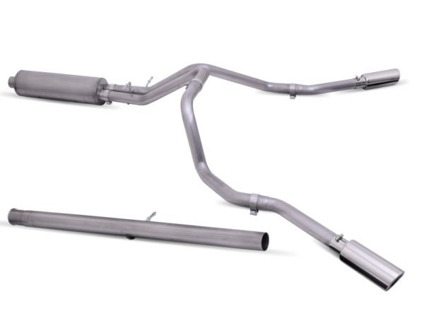 Gibson 19-22 GMC Sierra 1500 Denali 5.3L 3in 2.5in Cat-Back Dual Extreme Exhaust - Stainless Supply