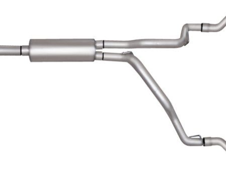 Gibson 05-08 Dodge Dakota SLT 3.7L 2.5in Cat-Back Dual Split Exhaust - Black Elite For Cheap