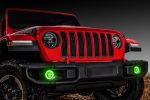 Oracle Jeep Wrangler JL Gladiator JT LED Surface Mount Fog Light Halo Kit - Green SEE WARRANTY Online Hot Sale