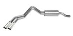 Gibson 14-18 Chevrolet Silverado 1500 LT 5.3L 3in 2.25in Cat-Back Dual Sport Exhaust - Stainless Fashion