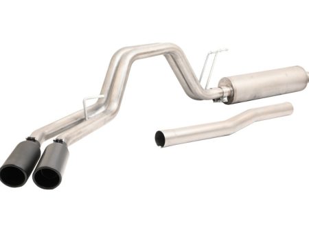 Gibson 20-21 Ford F250 F350 7.3L 3in Cat-Back Dual Sport Exhaust System Stainless - Black Elite Online Sale