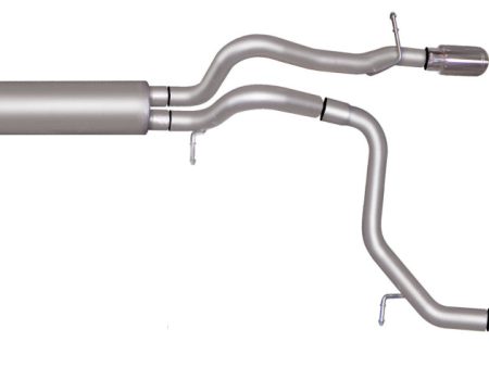 Gibson 08-10 Hummer H3 Alpha 5.3L 2.5in Cat-Back Dual Split Exhaust - Stainless For Sale