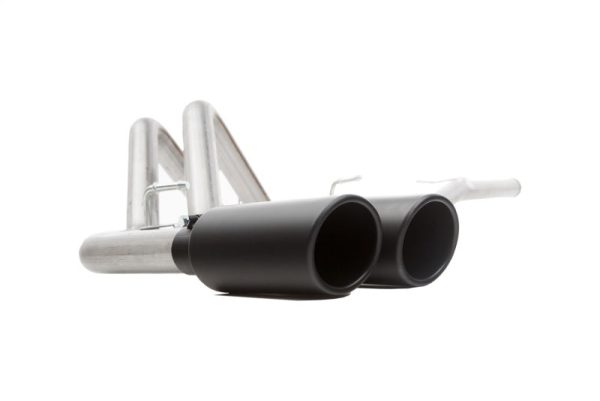 Gibson 11-14 Ford F-150 FX2 3.5L 2.5in Cat-Back Dual Sport Exhaust - Black Elite For Sale