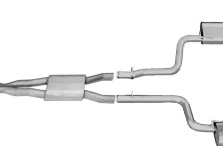 Gibson 11-15 Dodge Challenger SXT 3.6L 2.5in Cat-Back Dual Exhaust - Stainless Discount