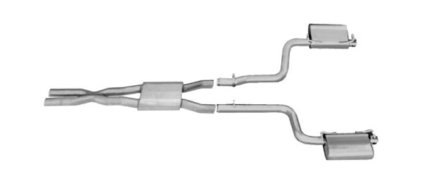 Gibson 11-15 Dodge Challenger SXT 3.6L 2.5in Cat-Back Dual Exhaust - Stainless Discount