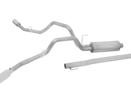 Gibson 15-19 Ford F-150 XL 5.0L 3in 2.5in Cat-Back Dual Extreme Exhaust - Stainless Fashion