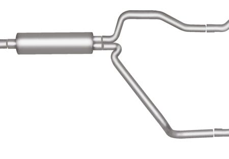 Gibson 96-97 Chevrolet C1500 Base 4.3L 2.5in Cat-Back Dual Split Exhaust - Stainless Online