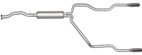 Gibson 96-97 Chevrolet C1500 Base 4.3L 2.5in Cat-Back Dual Split Exhaust - Stainless Online